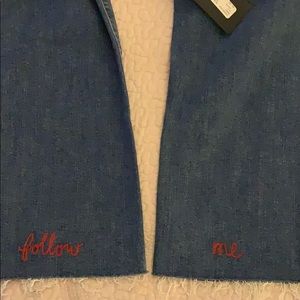 NEW Paige Denim Straight Jeans “Follow Me”